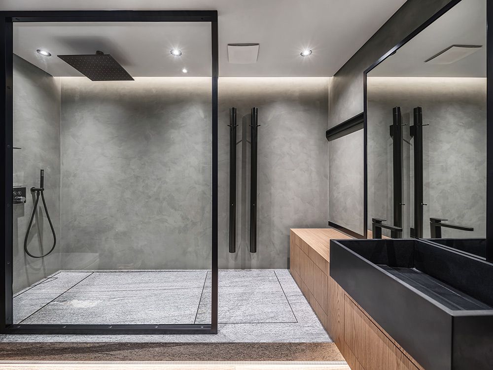 Frameless glass shower screen installation in a Ballina bathroom — Headlands Glass