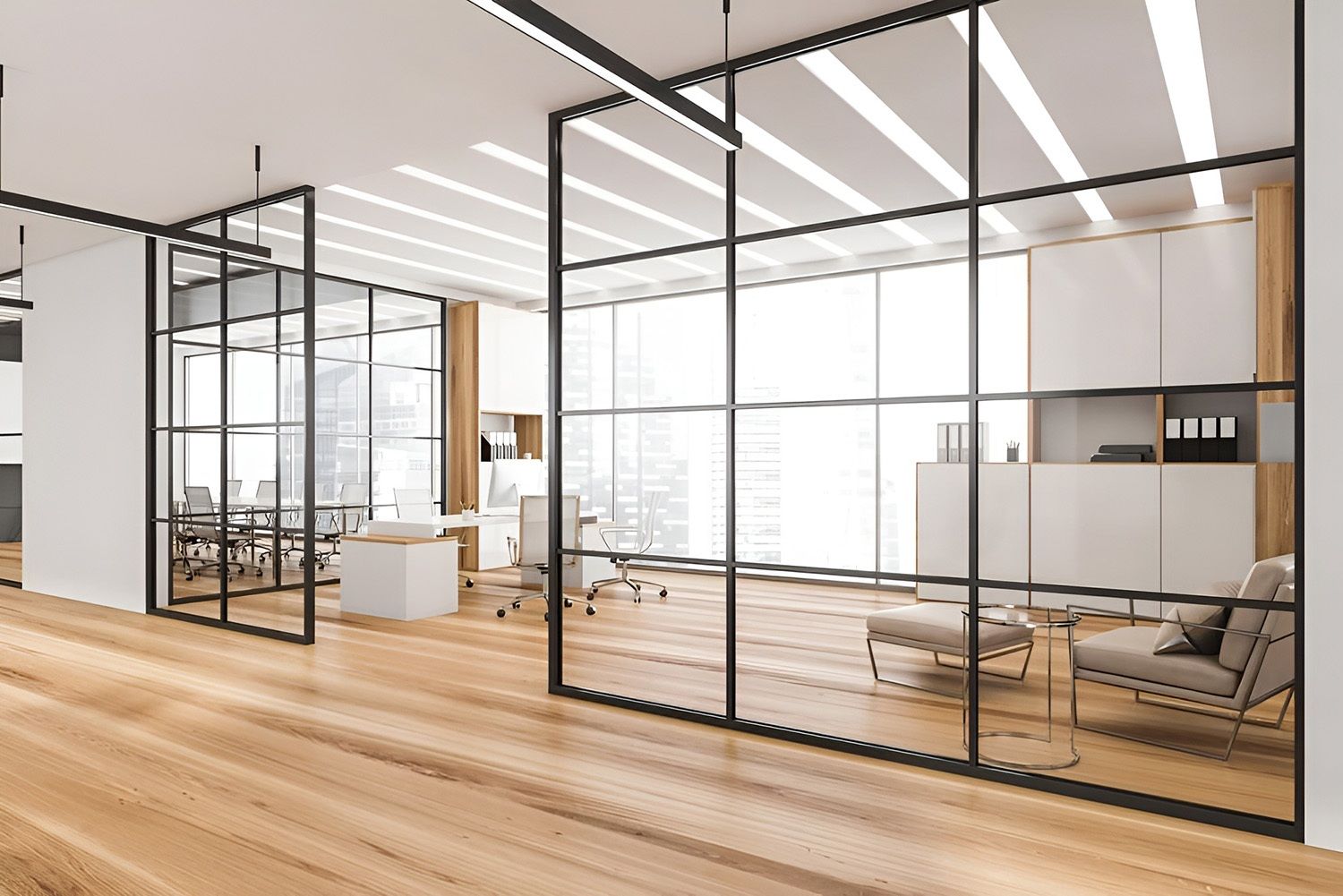 Maximising Natural Light With Glass Partitions In Offices